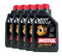Motul Gear 300 LS 75W-90 Olio Trasmissione, 5x1 Litro