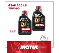 MOTUL GEAR 300 LS 75W90 Olio Cambio Differenziali Auto Competizioni Sintetico 2L