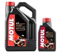 Motul - Kit olio motore sintetico 100%, 7100 4T 20W-50, 5 litri