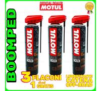 Motul - MC Care C3 Chain Lube Off Road Catena Spray - 400 Ml 1 Pezzo