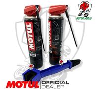 motul kit pulizia Catena moto sgrassatore c1 clean + C3 Chain Lube Off Road