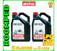 MOTUL LPG CNG GPL METANO 8 litri OLIO MOTORE AUTO BI-FUEL EURO4-5-6 02MO76