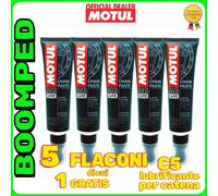 MOTUL MC CARE C5 CHAIN PASTE lubrifica catena moto ciclomotore 5x150ml 05MO20