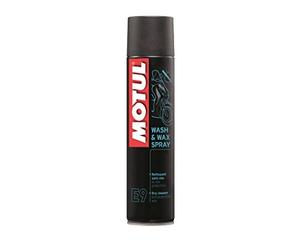 Motul MC Care™ E9 Wash & Wax Spray, detergente secco, 400 ml