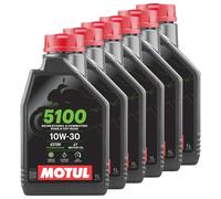 Motul Motoröl 4T SAE 10W-30 HC-Synthese 5100 6 X 1 Liter API SP JASO MA2
