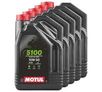 Motul Motoröl 4T SAE 10W-50 HC-Sintesi 5100 5 X 4 Litri Motore API SP JASO MA2
