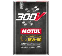 Motul Motul 110861 - Olio Motore da Competizione Ester Core Technology per Auto da Corsa, Olio Motore Sintetico ad Alte Prestazioni, viscosità 15W-50, SAE J 300, 5 Litri