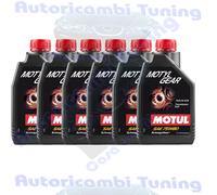 Motul Motyl Gear 75W80 GL4 GL5 Olio Cambio Trasmissione Differenziale 6 Litri