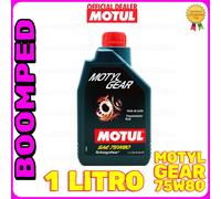 MOTUL MOTYL GEAR 75W80 OLIO CAMBIO DIFFERENZIALE RACING SINTETICO 1 LITRO MO75