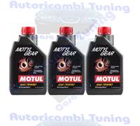 Motul Motyl Gear 75W90 Gl4 Gl5 Olio Cambo Trasmissione Differenziale 3 Litri