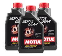 Motul Motyl Gear 75W90 Gl4 Gl5 Olio Cambo Trasmissione Differenziale 3 Litri