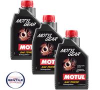 MOTUL MOTYL GEAR 75W90 OLIO CAMBIO E DIFFERENZIALE LUBRIFICANTE TRASMISSIONE 3LT