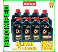 Motul Motyl Gear 8 Litri 75W90 olio cambio differenziale MIL-L 2105 D 08MO55