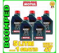 Motul NGEN 7 10W-50 Olio moto acqua watercraft 4T 100% SINTETICO 5 litri 05MO48