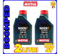 MOTUL NGEN 7 10W-50 olio motore MOTO SCOOTER ecologico 4T 2 LITRI 02MO48