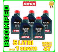 MOTUL NGEN 7 10W-50 olio motore MOTO SCOOTER ecologico 4T 5 LITRI 05MO48
