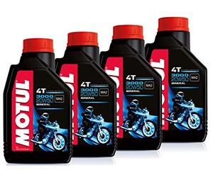 Motul Offerta 4 Litri Olio Motore 3000 20W50 4T