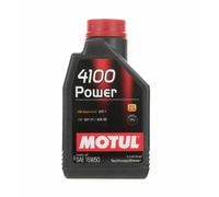 MOTUL OLIO 4100 POWER 15W50 LUBRIFICANTE TECNO-SINTETIC BENZINA DIESEL GPL 1LT