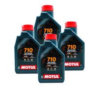 MOTUL OLIO MOTO MOTORE 710 2T TEMPI 100% SINTETICO - OLIO MISCELA 4 LITRI 04MO01