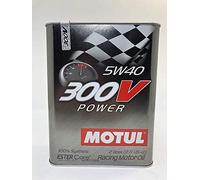 Motul Olio Motore Campionato 104242 300V Power 5W-40, Pacco 8 Litri (Contenitore Metallico)