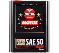 MOTUL CLASSIC SAE 50 2LT OLIO MINERALE PER MOTORI D'EPOCA DIESEL E BENZINA 4T