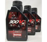 Motul Olio Motore Competizione 300V2 Factory Line Road Racing 10W-50, 3 litri (3x1 lt)
