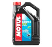 MOTUL INBOARD TECH 4T 10W-40 OLIO 4 TEMPI ENTROBORDO NAUTICA BARCA NAVI 5 LITRI