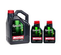Motul Olio Motore lubrificante 101719 Specific CNG/LPG GPL 5W-40, 7 Litri (1x5 lt + 2x1 lt)