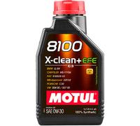 1 LITRO MOTUL 8100 X-CLEAN+ EFE 0W30 BMW LL-04 MB 229.52 VW 504 507 00 MS-11106