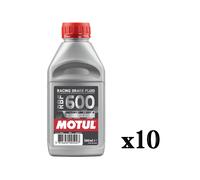 MOTUL RBF 600 FACTORY LINE DOT 4 Olio per Freni e Frizioni Idrauliche 10 X 500ml