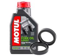 MOTUL REVISIONE FORCELLA HUSQVARNA TE 510 R dal 2004 > FORK OIL 15W + PARAOLI AR