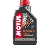Motul 1 lt Olio Motore moto Scooter Power 4T 5W40 100% Sintetico maxi scooter