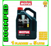 MOTUL Specifica 508 00 - 509 00 SAE 0W-20 Olio Motore VW 509 00, 5 Litro
