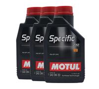 Motul Specific 2312 0W-30 Olio Motore, PSA B71 2312, 3x1 Litro