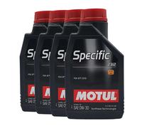 Motul Specific 2312 0W-30 Olio Motore, PSA B71 2312, 4x1 Litro