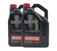 MOTUL Specifica 948B SAE 5W-20 Olio Motore STJLR.03.5004, 2x5 Litro
