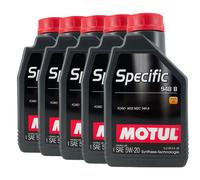 MOTUL Specifica 948B SAE 5W-20 Olio Motore STJLR.03.5004, 5x1 Litro
