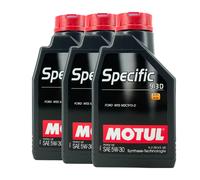 MOTUL Specifica Ford WSS-M2C913-D SAE 5W-30 Olio Motore Acea A5/B5 , 3x1 Litro