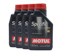 MOTUL Specifica Ford WSS-M2C913-D SAE 5W-30 Olio Motore Acea A5/B5 , 4x1 Litro