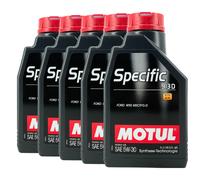 MOTUL Specifico Ford WSS-M2C913-D SAE 5W-30 Olio Motore ACEA A5/B5, 5x1 Litro