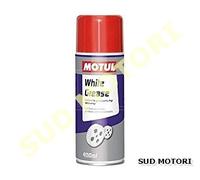 MOTUL WHITE GREASE LUBRIFICANTE GRASSO INGRANAGGI BULLONI PLASTICA GUARNIZIONE