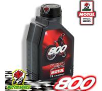 MOTUL8 - FLACONE 1 LITRO OLIO MOTUL 800 2T FACTORY LINE OFF ROAD 100% SINTETICO