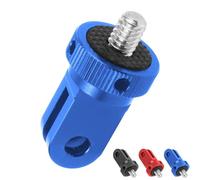 MotuTech 1/4" Vite Adattatore per Supporto Treppiede in Alluminio per Action Camera Universale per GoPro 10 9 8 Black 7 6 5 4 3 Insta360 One X X2 R GO2 DJI Osmo Action 2 SJCAM Xiaomi Xiaoyi (Blu)