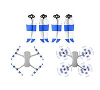 MotuTech 7238 - Eliche pieghevoli per DJI AIR 2S/Mavic AIR 2 riduzione del rumore, rilascio rapido CW CCW Props Propellers (blu-bianco)