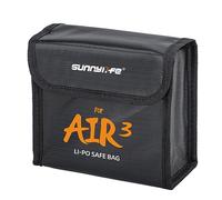 MotuTech Borsa antideflagrante Fireproof per Batteria Lipo per DJI AIR 3 Batterie Accessori Prorezione, Per 3 batterie, Copertura antideflagrante