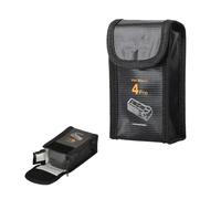 MotuTech Borsa antideflagrante Fireproof per batteria Lipo per DJI Mavic 4 Pro Drone Batterie, Per 1 batteria, 137*79*50mm, Borsa a prova di esplosione