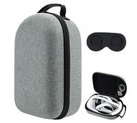 MotuTech Borsa portatile per PICO 4 Casco VR Custodia di stoccaggio realtà virtuale Goggles custodia trasporto protezione EVA + coperchio delle lenti, grigio, Modern