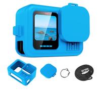 MotuTech Custodia protettiva per Gopro Hero 13 Black - Kit di accessori per Hero13 Black - Custodia per custodia Lens Hood con coperchio a cinghia (kit blu)