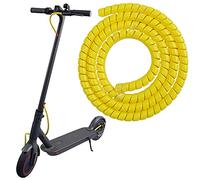 MotuTech - Guaina per cavi per Xiaomi M365 / M365 Pro/Pro 2 / 1S per Segway Ninebot G30 Max Range Cavo Protezione 1M φ 9mm Copertura cavi per cavi computer/USB/Audio/Video (giallo)