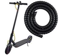 MotuTech - Guaina per cavi per Xiaomi M365 / M365 Pro/Pro 2 / 1S per Segway Ninebot G30 Max Range Cavo Protezione 1M φ 9 mm Copertura cavi per computer / USB/Audio/Video (nero)